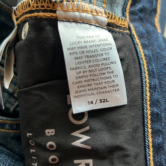 Lucky Brand Low Rise Lolita Bootcut Jean, Dark Wash, 14 Long (32 Long) - Picture 6 of 11